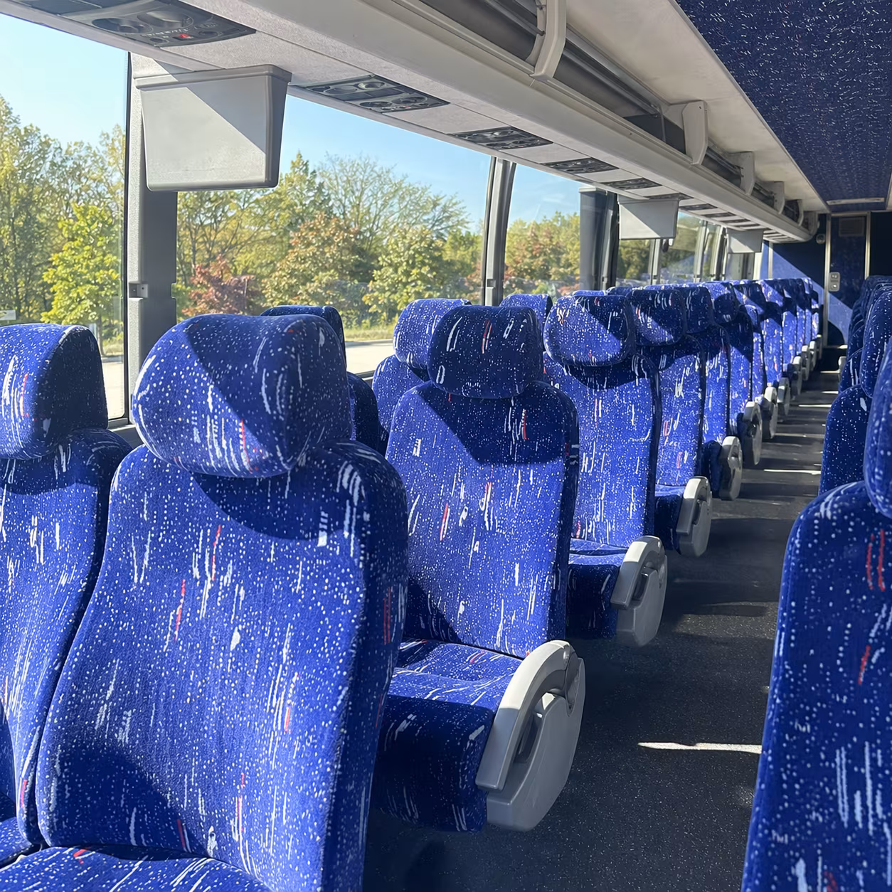 lowell charter bus interior